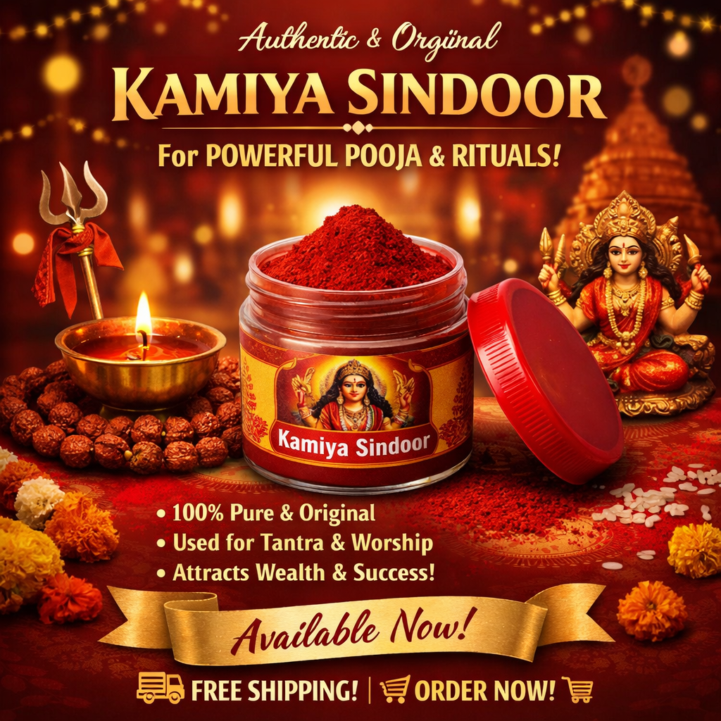 Original Kamiya Sindoor Or Kamakshya Sindoor from Kamakshya Temple In Powder Form