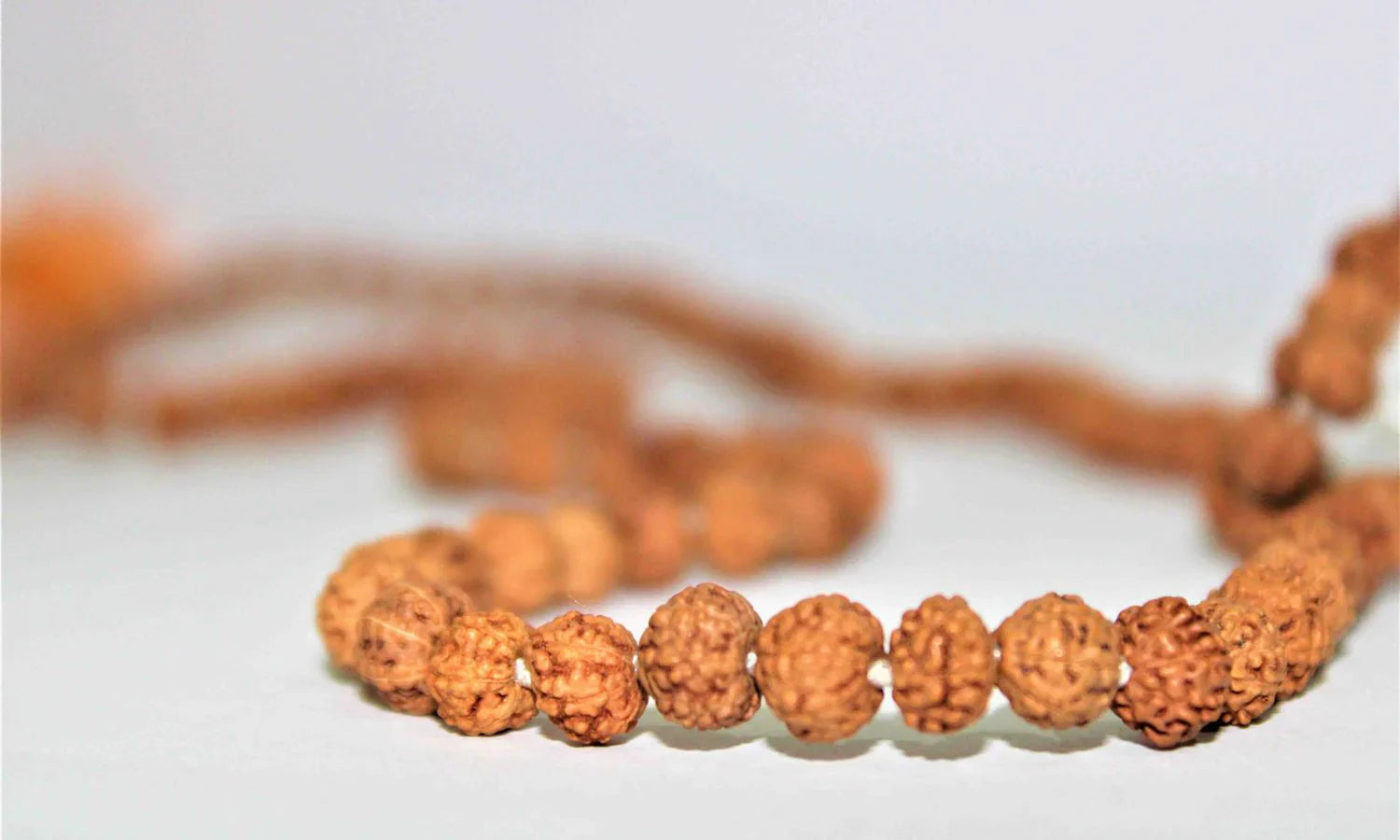 Natural 7 Mukhi Rudraksh Mala -Indonesian Origin (72+1) Beads